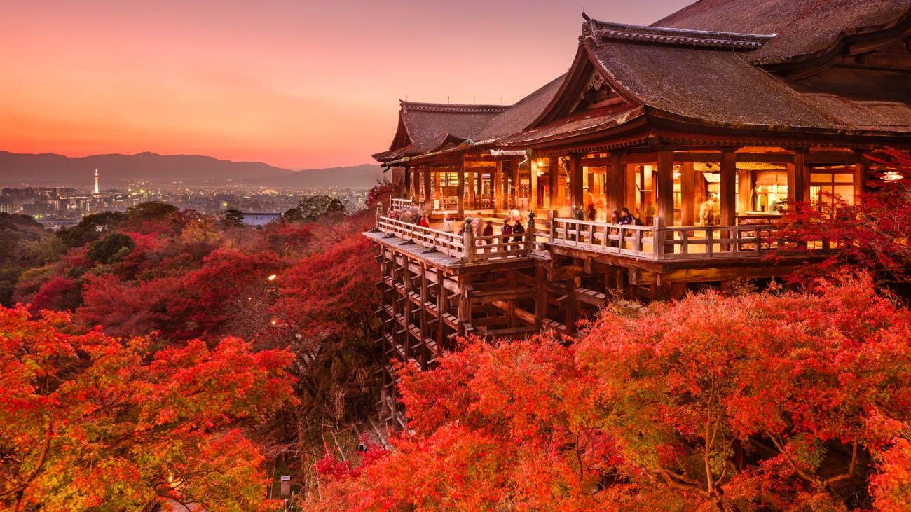 autumn scenery in Kyoto