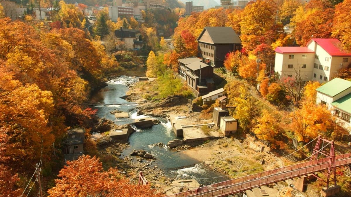 Daun maple terakhir di Sapporo