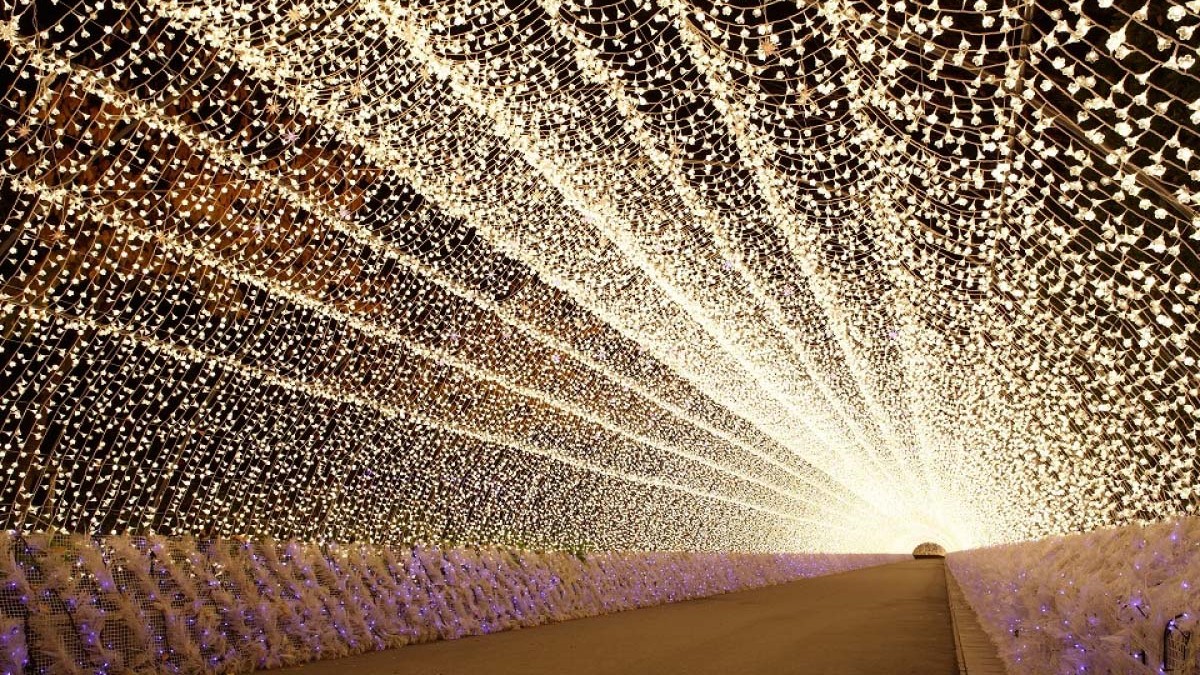 Terowongan LED Nabana no Sato