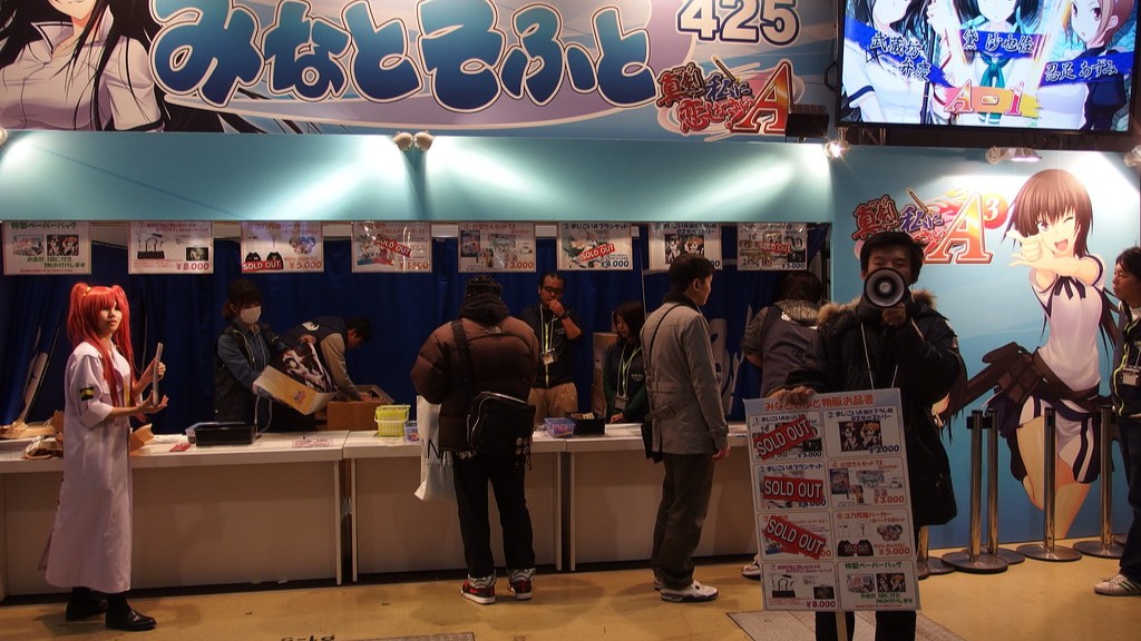 booth anime populer di Comiket Winter