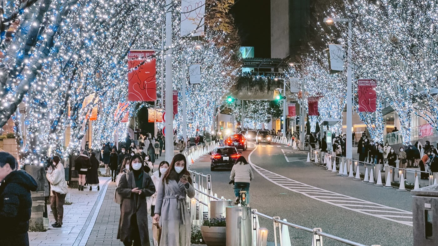 iluminasi Roppongi Hills