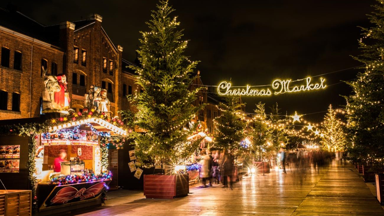 Christmas market in Japan