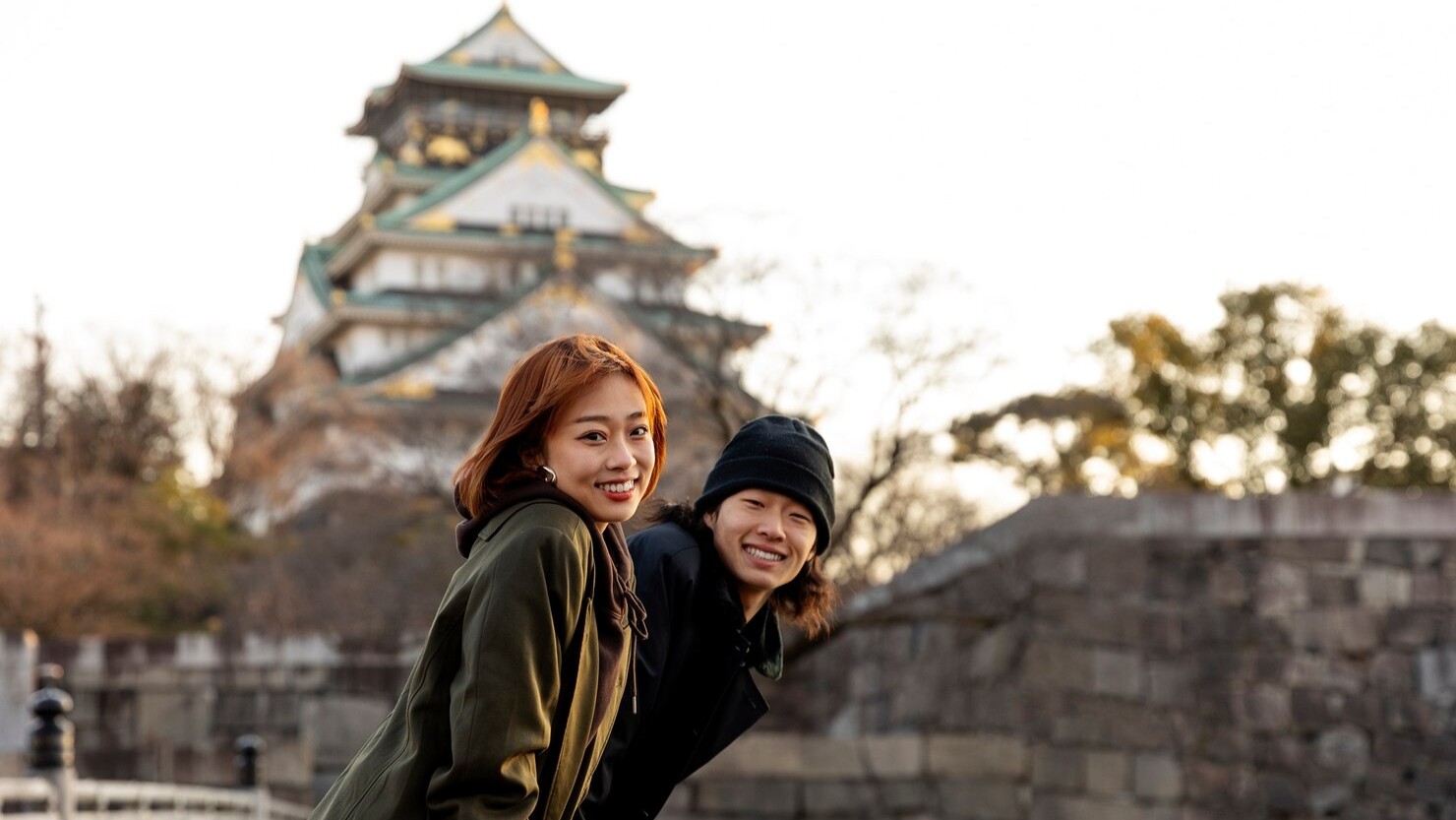 Japanese couple enjoying a date