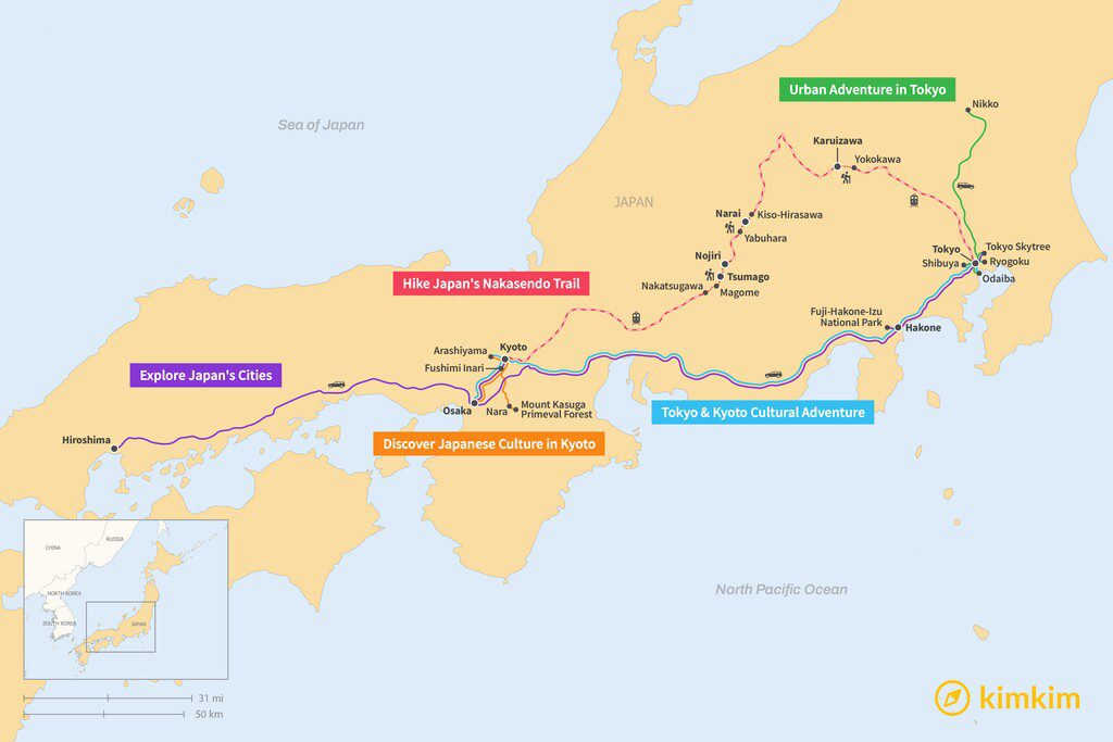itinerary jepang 7 hari