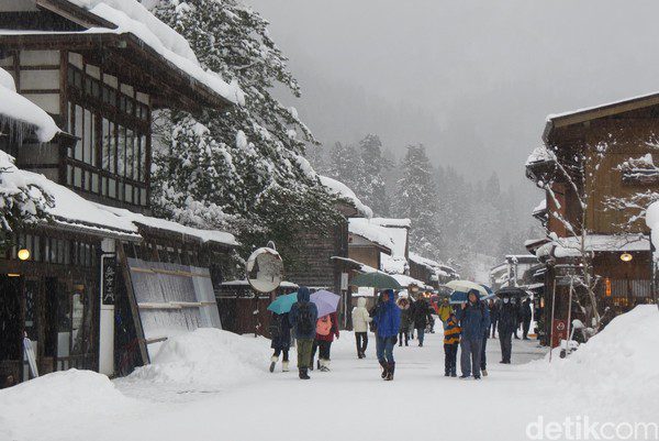 jepang musim dingin salju
